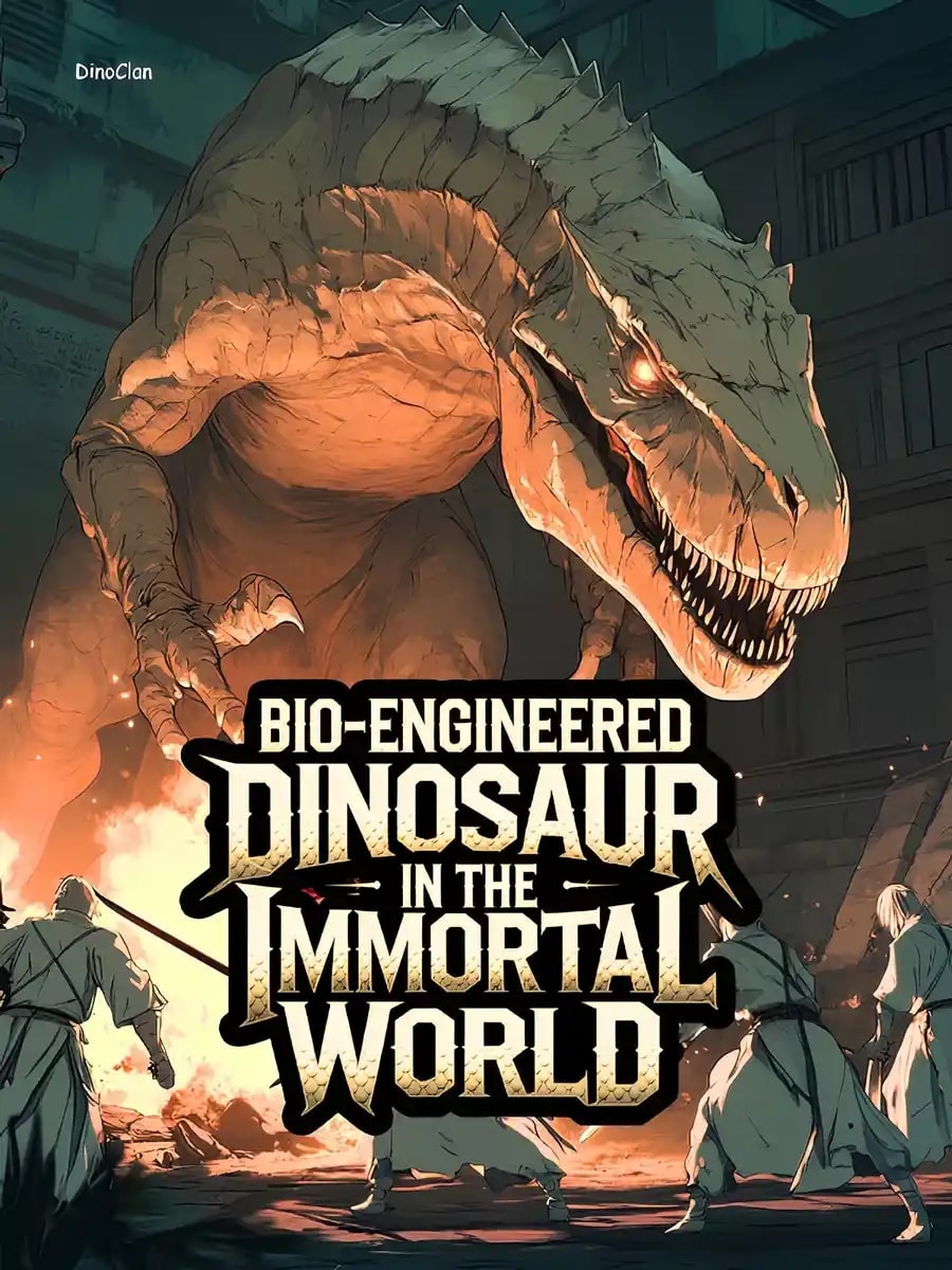 Bio-engineered Dinosaur in the immortal world cover