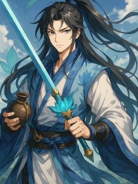 Douluo: The Exiled Immortal Descends, Sword and Wine Slay the Gods cover