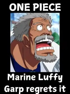 One Piece: Marine Luffy, Garp regrets it cover