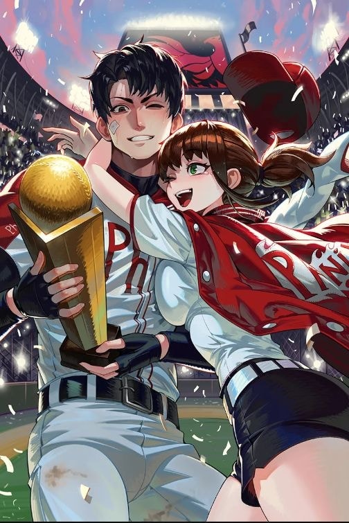 The Extra in a Baseball cover
