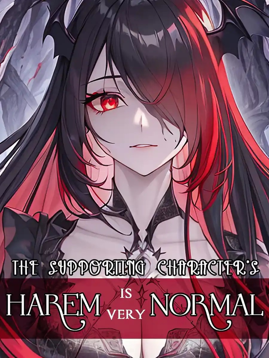 The supporting character's harem is very normal cover