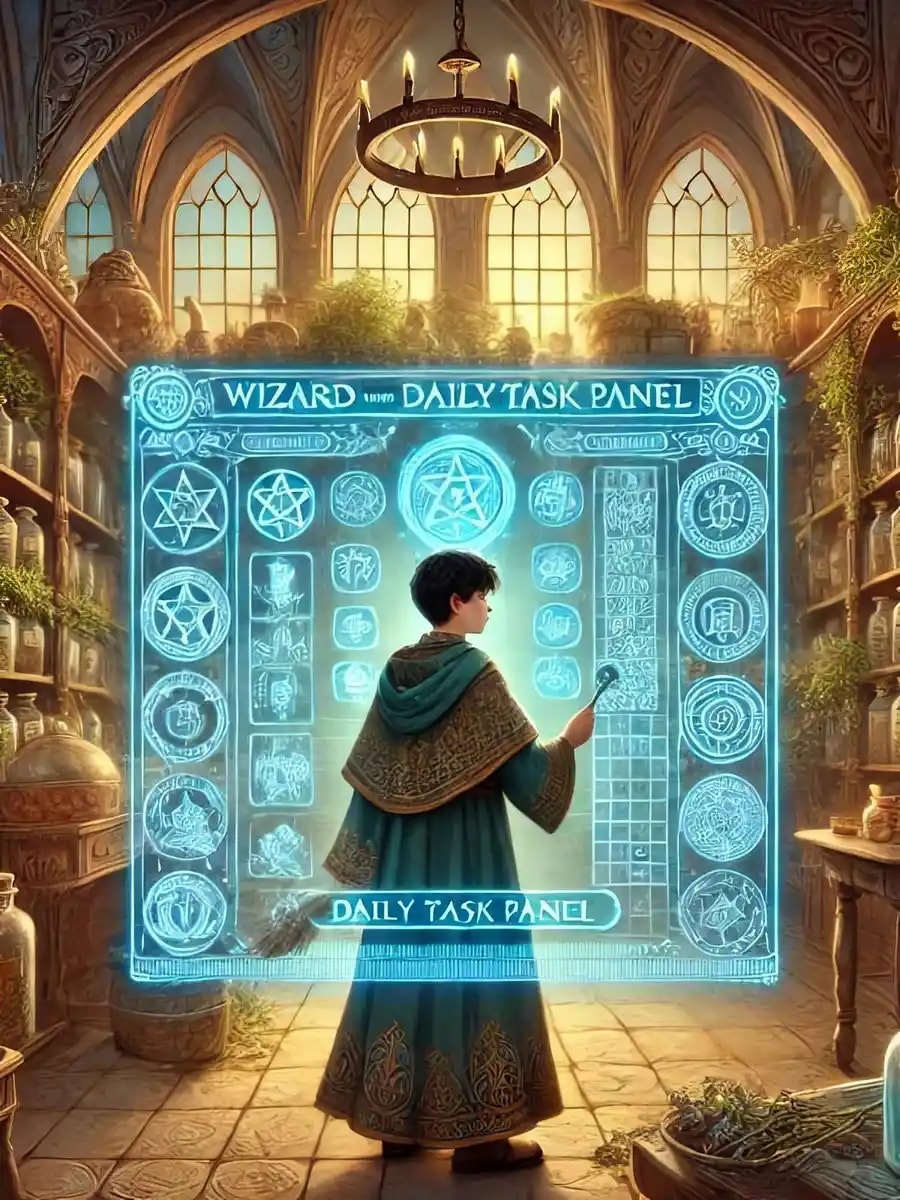 Wizard With Daily Task Panel! cover